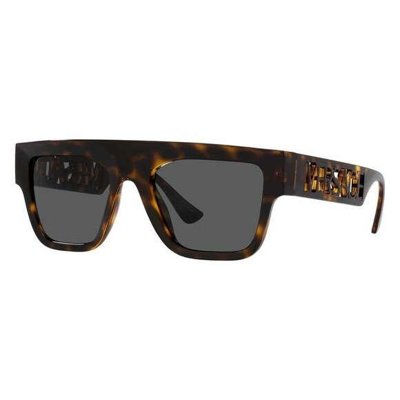 New VERSACE Havana Rectangle VE4430U 108/87 Sunglasses Women - Picture 1 of 4